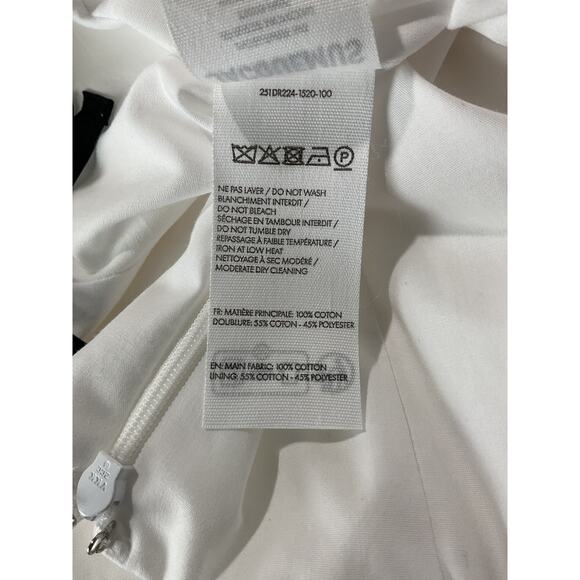 Jacquemus 'Agave' White Cotton Dress Size FR 34/US 2 - Picture 5 of 9